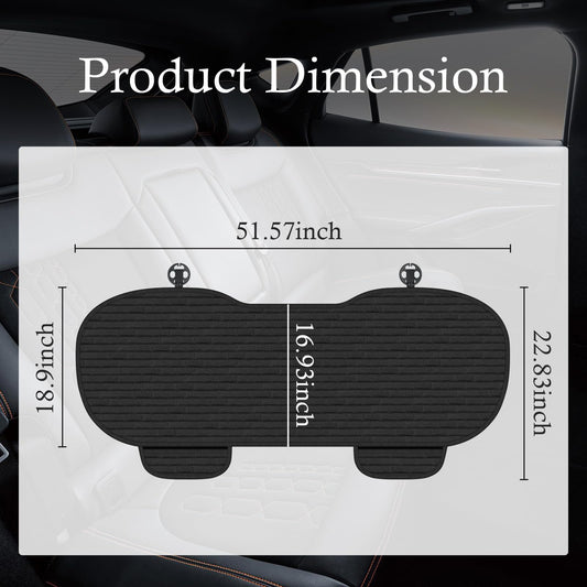 Car Back Seat Cover – Non-Slip Breathable Rear Protector