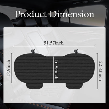 Car Back Seat Cover – Non-Slip Breathable Rear Protector